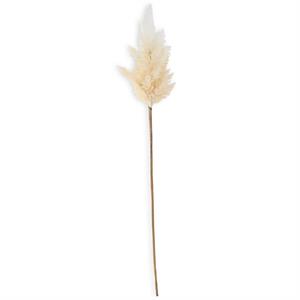 Flocked Cream Pampas Grass Branch