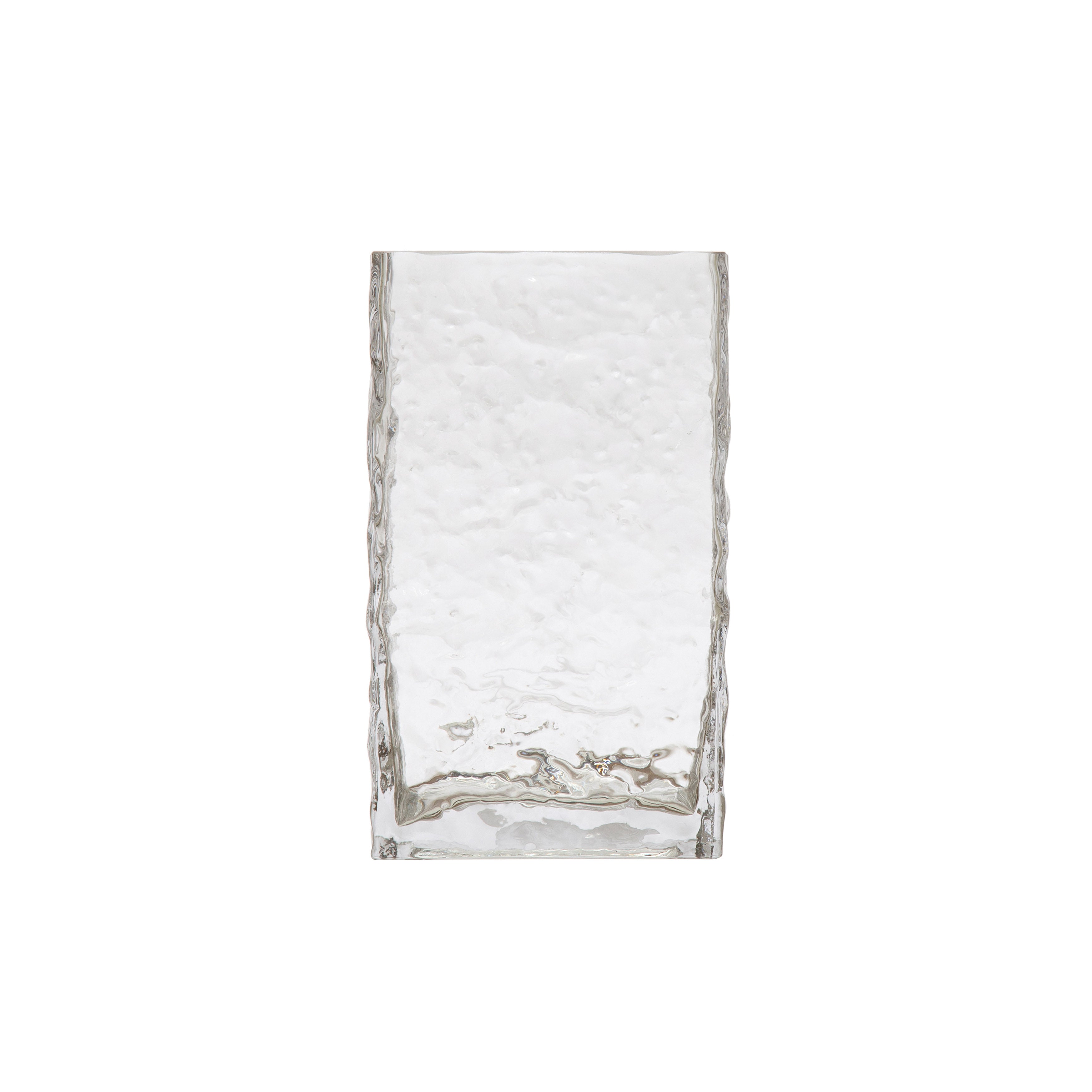 Hammered Glass Vase