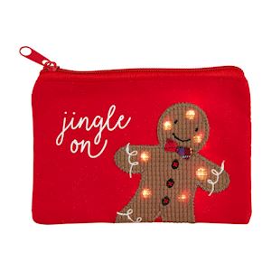 Light Up Christmas Pouch