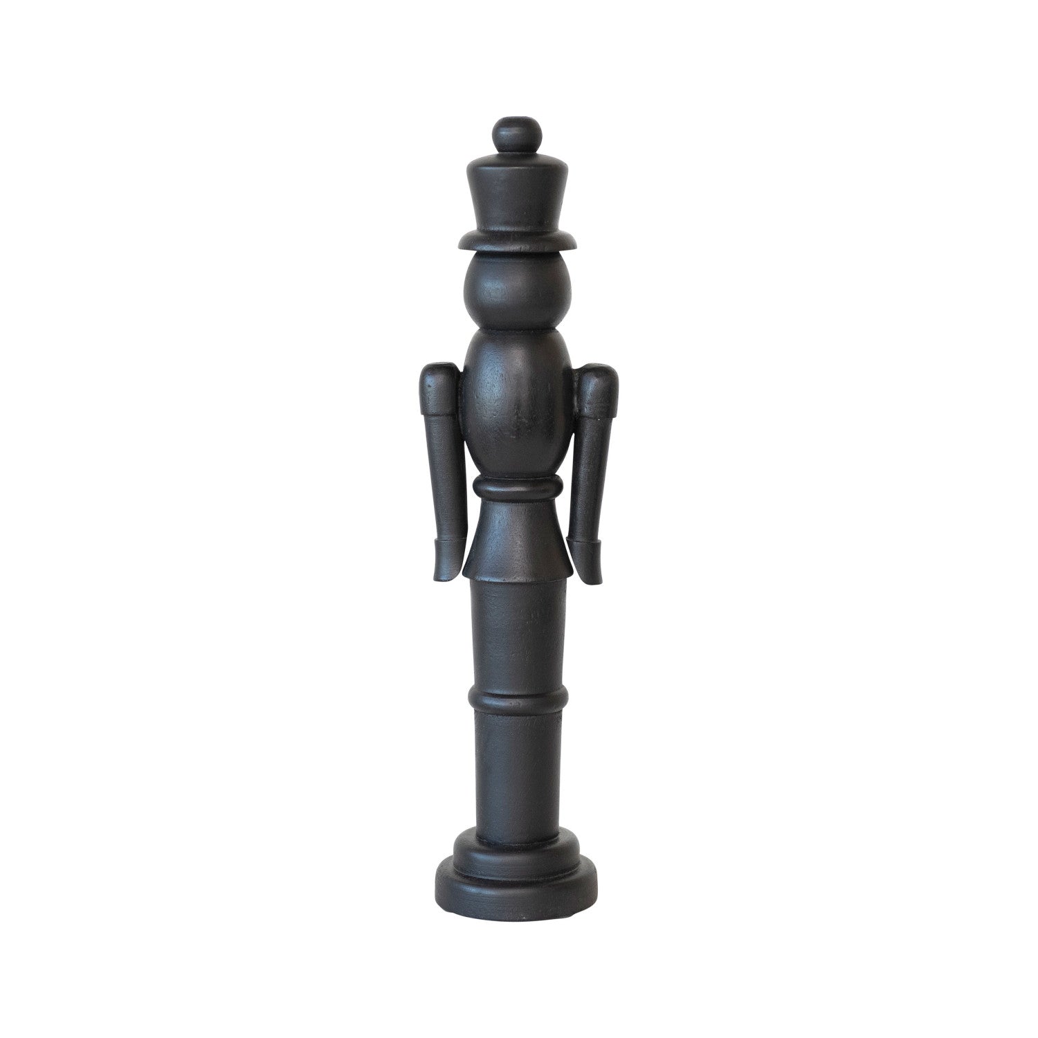 Mango Wood Nutcracker Black