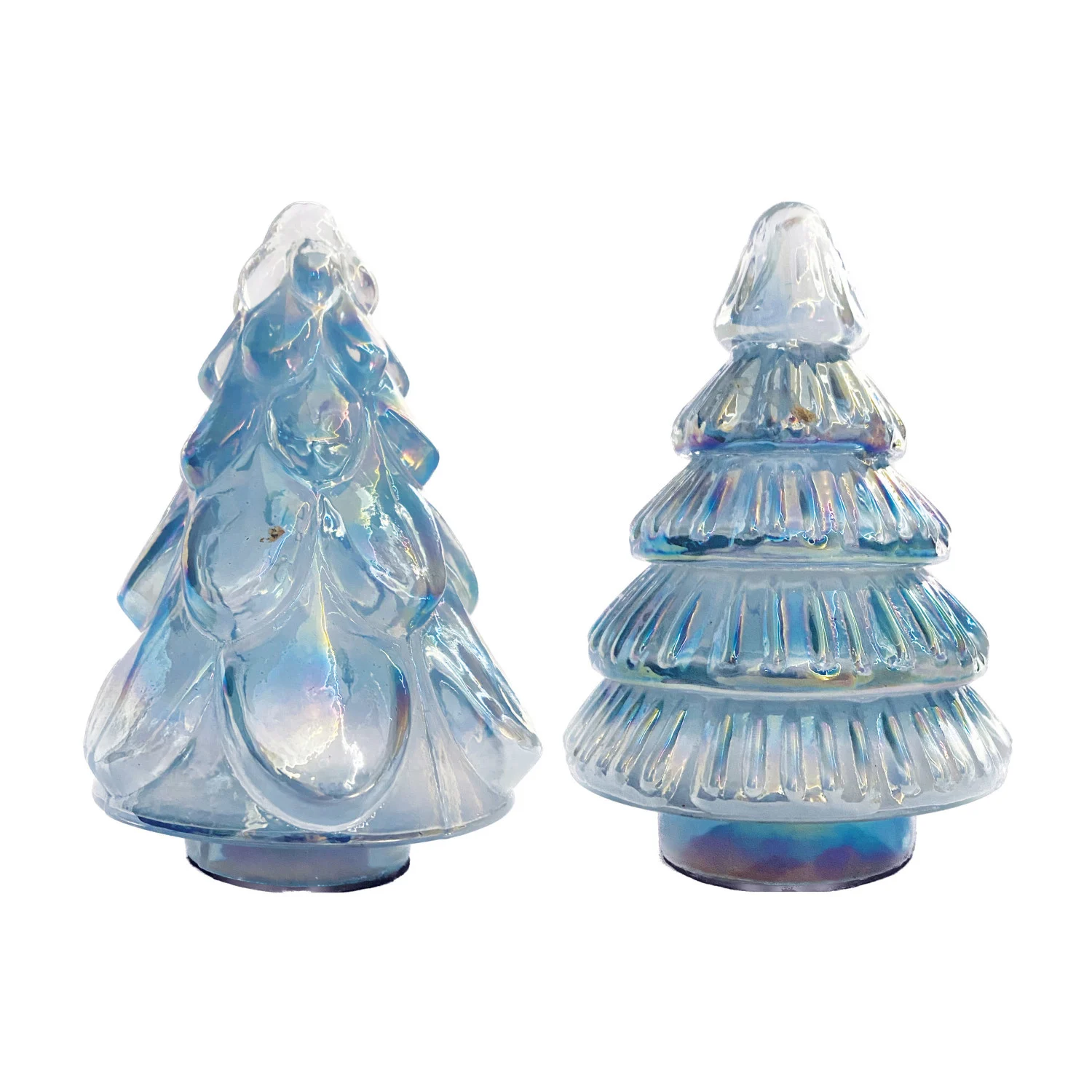 Embossed Glass Tree
