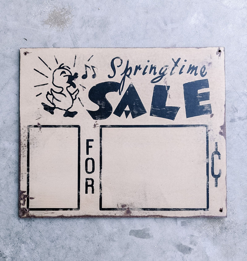 Springtime Sale Sign
