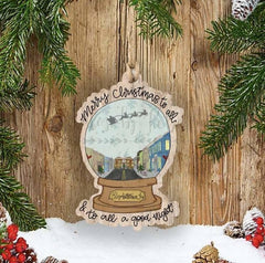 Casey Town Snowglobe Ornament