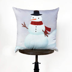 Snowman Throw Pillow