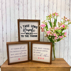 Long Romantic Walks - Sign