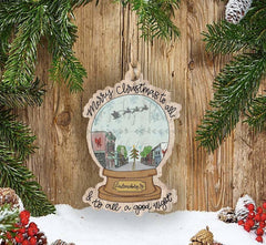Casey Town Snowglobe Ornament