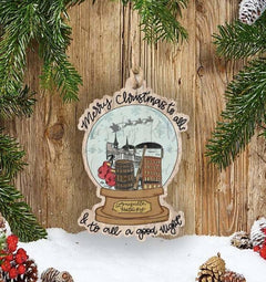 Casey Town Snowglobe Ornament