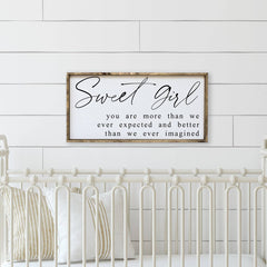Sweet Girl - Sign