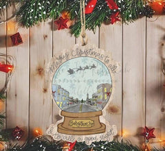 Casey Town Snowglobe Ornament
