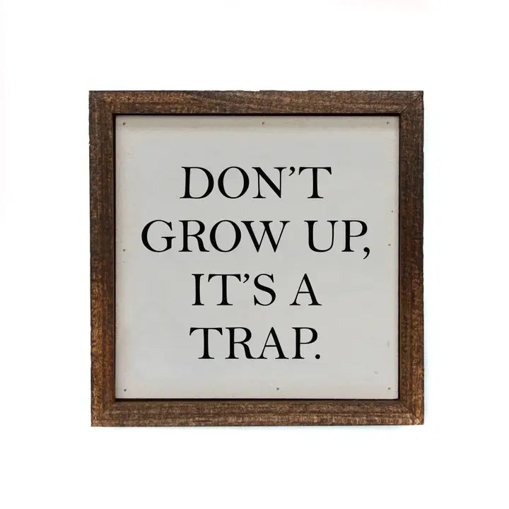 Don't Grow Up, It's A Trap Desk Sitter