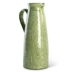 Green Ceramic Crackled Pitchers