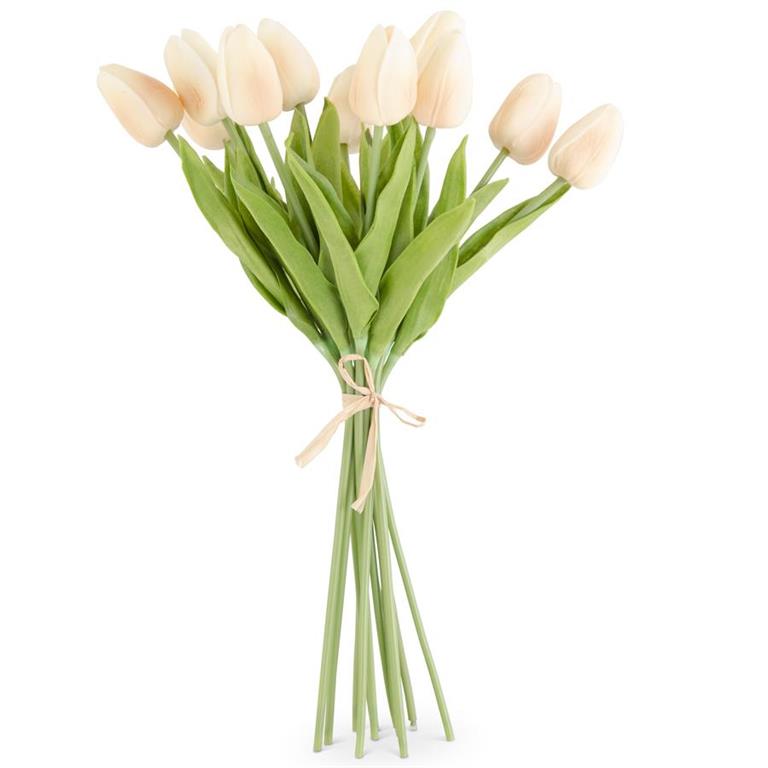 Light Peach Real Touch Mini Tulip Bundle