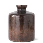 Antique Bronze Glass Bottle Vase
