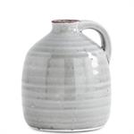Ceramic Gray Jugs W/ Handles