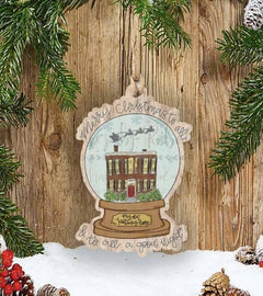 Casey Town Snowglobe Ornament