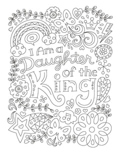 Power of a Praying Girl - Coloring Book