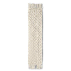 Cream Macrame Table Runner