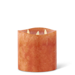 Luminara LED Flickering 3 Flame Pillar Candles