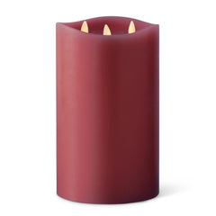 Luminara LED Flickering 3 Flame Pillar Candles