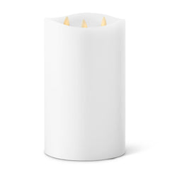 Luminara LED Flickering 3 Flame Pillar Candles
