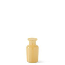 Hand Sprayed Small Yellow Glass Vases