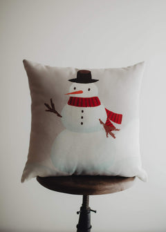 Snowman Throw Pillow