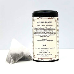 Ginger Peach Tea - 20 Teabags in Signature Tea Tin