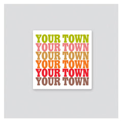Casey Illinois Retro Sticker