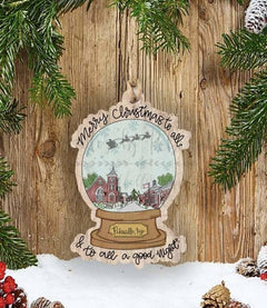 Casey Town Snowglobe Ornament