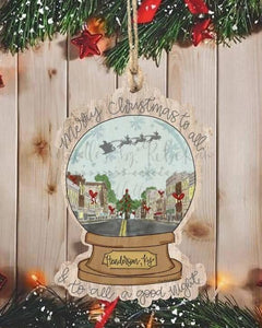Casey Town Snowglobe Ornament