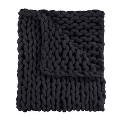 Chunky Knit Chenille Throw