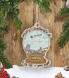Casey Town Snowglobe Ornament