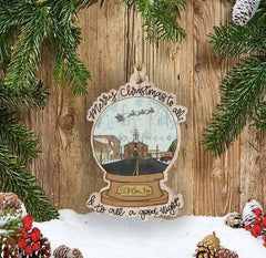 Casey Town Snowglobe Ornament