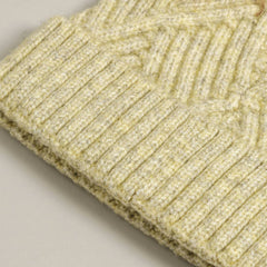 Baby Criss-Cross Beanie with Double Pom-Pom