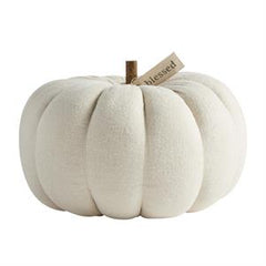 Cream Pumpkin Sitter