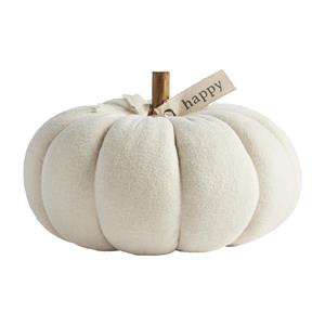 Cream Pumpkin Sitter