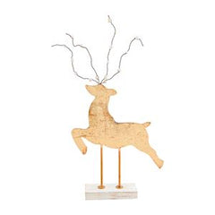 Gold Tin Deer Sitter