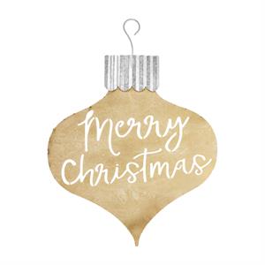 Foil Tin Ornament Door Hanger