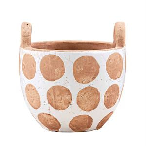 Open White Dot Pot