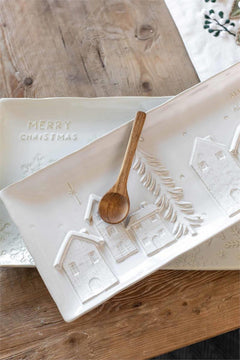 White Christmas Trays