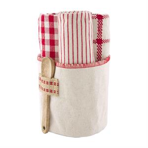 Christmas Towel Bucket Set