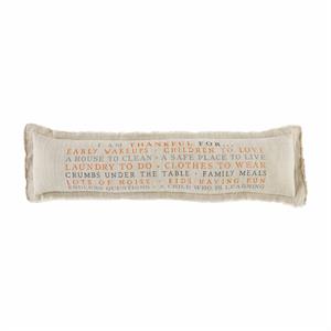 Thankful/Christmas Reversible Pillow