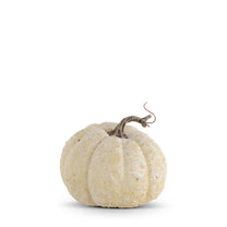 Whitewashed Textured Pumpkin