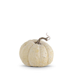Whitewashed Textured Pumpkin