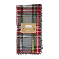 Tartan Pom Trim Napkin Sets