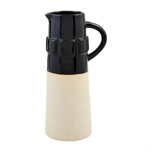 Black Two-Tone Pitcher