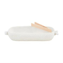 Textured Bread Bowl &amp; Tong Set