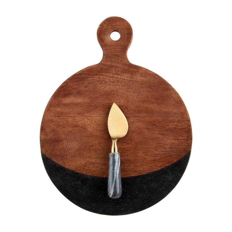 Wood Marble and Wood Board Set