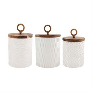 Stoneware Canisters