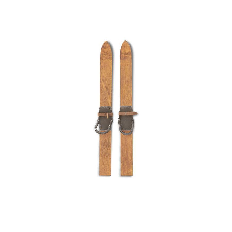 Wooden Skis - Decorative Mini